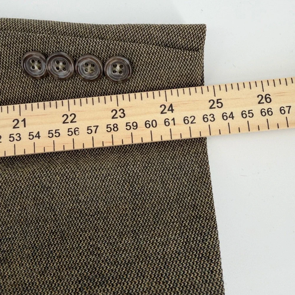 Jos A Bank Blazer Mens 41R Brown Wool Signature Collection 2-Button Sport Coat